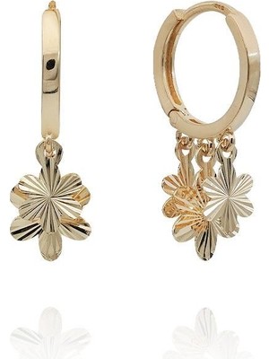 İzgi Kuyumculuk Parıltı Papatya Küpe