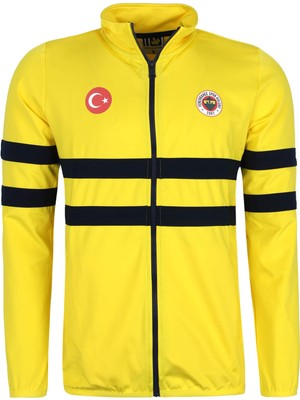 Fenerbahçe Retro 84/85 Yatay Çizgili Sweat Unisex Sarı Renkli Futbol Ürünü