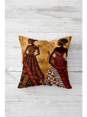 Pelangi Etnik Arikalı Kadınlar Çift Tarafı Baskılı Gizli Fermuar Yastık Kılıfı Kırlent Koltuk Yastık Kılıfı