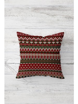 Pelangi Iskandinav Nakış Desenli Çift Tarafı Baskı Gizli Fermuar Yastık Kılıfı Kırlent Koltuk Yastık Kılıfı