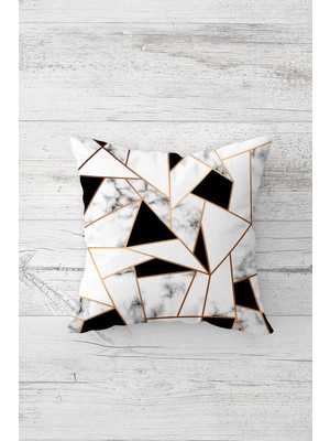 Pelangi Çift Tarafı Baskılı Gizli Fermuarlı Dekoratif Yastık Kılıfı Kırlent Kılıfı Koltuk Yastık Kılıfı