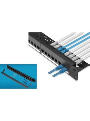 Scs Pazar Cat6 Data Patch Panel  Modüler Coupler Snap-In  Dişi-Dişi Hazır Sistem