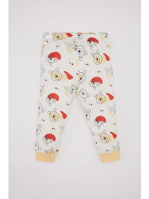 DeFacto Erkek Bebek Disney Winnie The Pooh Uzun Kollu Penye Pijama Takımı C0724A524SP