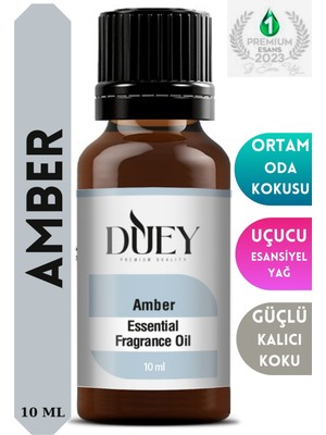Duey Amber Uçucu Yağ Buhurdanlık Yağı Difüzör Esansı Oda Kokusu Esansı Hava Nemlendirici Esans