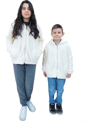 Sweet's Collection Unisex Genç Çocuk Welsoft Peluş Ceket