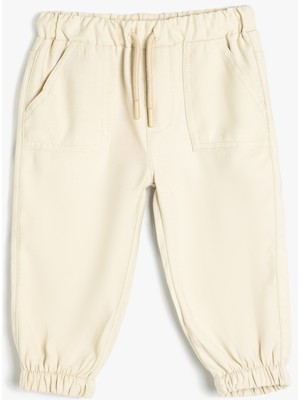Koton Basic Jogger Pantolon Viskon Kumaş