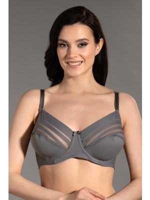 Cotonhause Kadın Gri Toparlayıcı Sütyen 348070