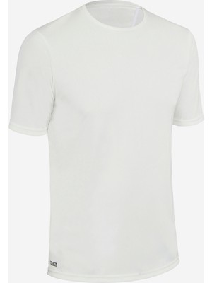 Decathlon OLAIAN Erkek UV Korumalı Tişört - Beyaz - WATER