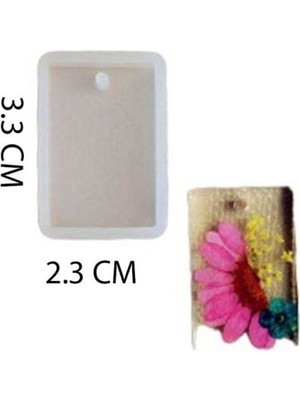 Depposite Epoksi Silikon Kalıp Minik Boy Dikdörtgen Model