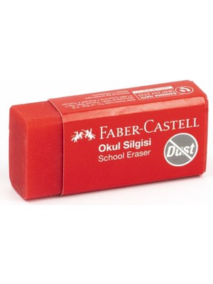 Faber-Castell Faber Castell Küçük Kırmızı Okul Silgisi 3 Lü