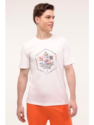 Lumberjack ml Owen 11ID343 4fx Beyaz Erkek Kısa Kol T-Shirt