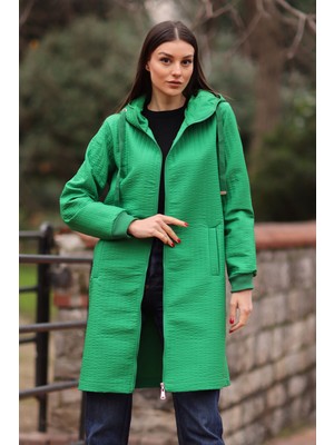 Bigdart 5138 Kapitone Uzun Mont - E.yeşil
