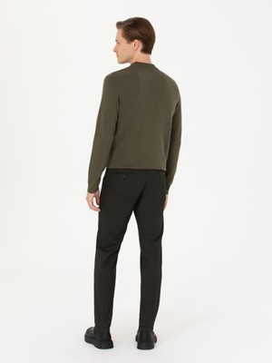 Cacharel Erkek Haki Slim Fit Kanvas Pantolon 50277668-VR027