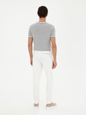 Cacharel Erkek Beyaz Slim Fit Eşofman Altı 50284607-VR013