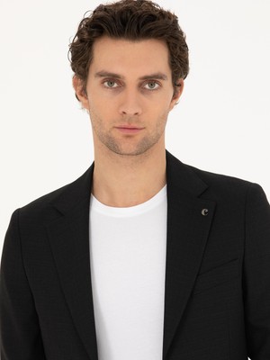 Cacharel Erkek Siyah Slim Fit Takım Elbise 50289003-VR046
