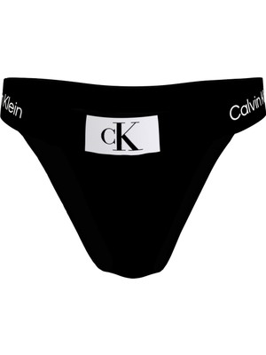 Calvin Klein Siyah Kadın Bikini Alt Cheeky Hıgh Rıse Bıkını KW0KW02351B