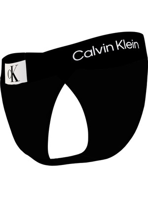 Calvin Klein Siyah Kadın Bikini Alt Cheeky Hıgh Rıse Bıkını KW0KW02351B