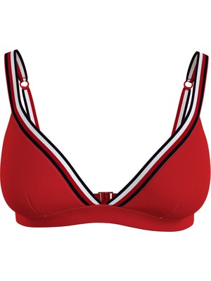 Tommy Hilfiger Kırmızı Kadın Bikini Üst Trıangle Rp, Xlg UW0UW05290XLG