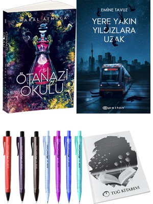 Ötanazi Okulu 2 Maral Atmaca ve Epsilon Yayınevi Yere Yakın Yıldızlara Uzak Emine Tavuz 2li Set