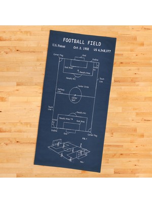 The Lucid Lab Football Field Navyblue Spor Havlusu