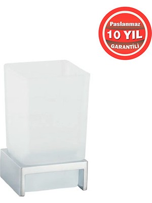 Çelik Banyo KU10-030 Paslanmaz Pirinç Kumru Set Üstü Diș Fırçalık