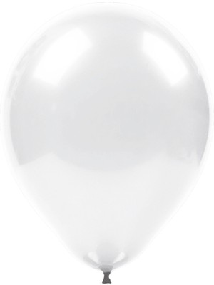Kikajoy Eko Beyaz Metalik Balon 10" 100'LÜ