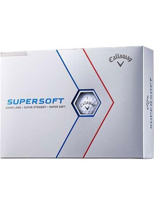 Callaway Bl Cg Supersoft - Üçlü Golf Topu Beyaz Renk