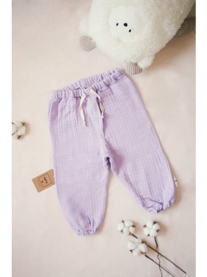 Pahta 4 Kat Müslin  Pamuk Kız Çocuk Pantolonu