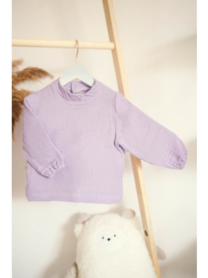 Pahta 4 Kat Müslin  Pamuk Kız Bebek - Çocuk Sweatshirt