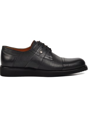 Ayakmod Premium 33233 Siyah Deri Erkek Casual Ayakkabı