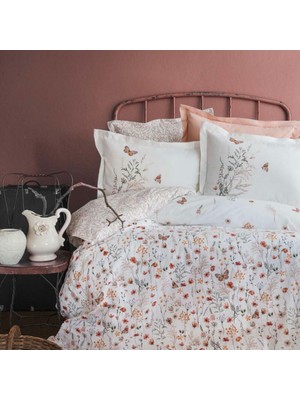 Apricitas Home Çift Kişilik Nevresim Takımı Papillo Blush