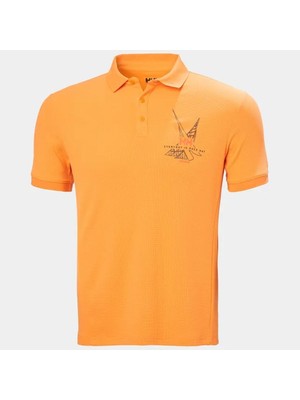 Helly Hansen Hp Race Erkek Polo Tişört Turuncu HHA.34416.325