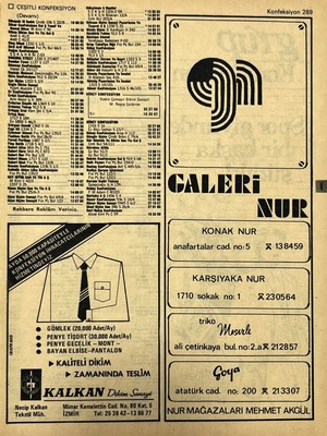 Hasyılmaz Izmir 1982-1983 Meslek Reklam Ilanı Efemera S289