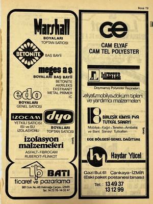 Hasyılmaz Izmir 1982-1983 Meslek Reklam Ilanı Efemera S79