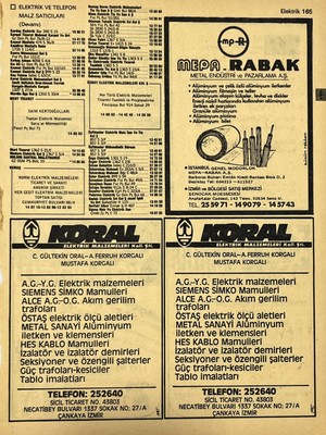 Hasyılmaz Izmir 1982-1983 Meslek Reklam Ilanı Efemera S165