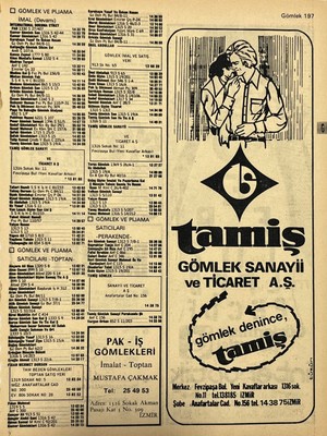 Hasyılmaz Izmir 1982-1983 Meslek Reklam Ilanı Efemera S197