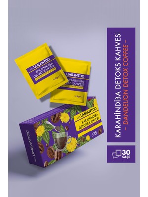 Mrs. Umrantoo Karahindiba Detox Kahve 30 Saşe Doğal Lezzet ve Pratik Kullanım İçin