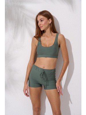 Pierre Cardin Şortlu Bra Bikini Takımı