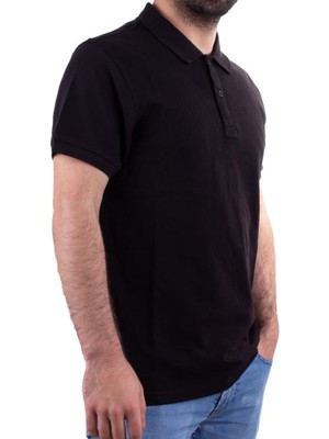 Twister Jeans 2277 Siyah Polo Yaka Erkek T-Shirt