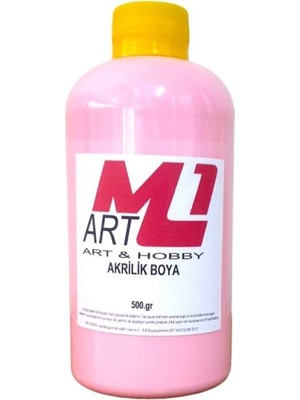 M1 Art Akrilik Boya 500 gr Ahşap Tuval Seramik Duvar taş