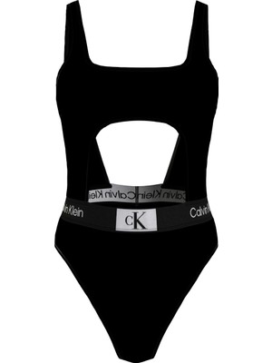 Calvin Klein Siyah Kadın Mayo Cut Out One Pıece - Rp KW0KW02357BE