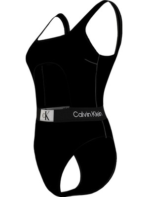 Calvin Klein Siyah Kadın Mayo Cut Out One Pıece - Rp KW0KW02357BE