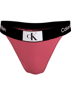 Calvin Klein Pembe Kadın Bikini Alt Cheeky Hıgh Rıse Bıkını KW0KW02351T