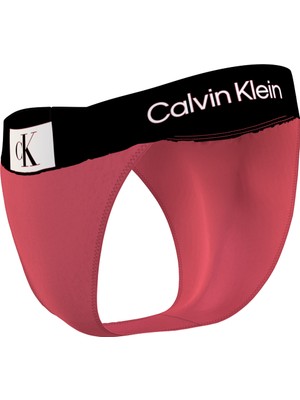 Calvin Klein Pembe Kadın Bikini Alt Cheeky Hıgh Rıse Bıkını KW0KW02351T