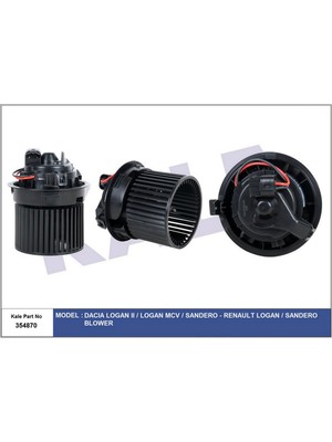 Kale Kalorifer Motoru Dacia Logan Ii-Logan Mcv-Sandero-Renault Logan-Sandero Blower 18051