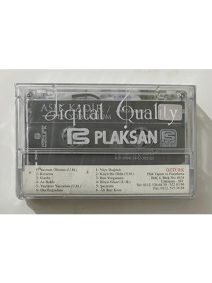 Aşık Kadir – Şaziyem Ben Yorgunum Kaset (Jelatininde Sıfır Orjnal Dönem Baskı Kaset)