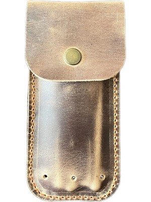 LN Leather Özel Tasarım Kalemlik Vejetal Crazy Deri Kum Beji El Işçiliği