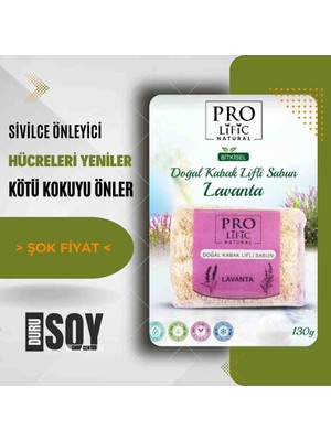 Pro Lific Natural Lavanta Özlü Doğal Kabak Lifli Sabun