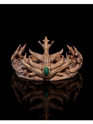 Turansoy Craft Orta Çağ Giyilebilir Kraliçe Tacı