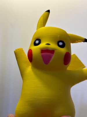 Saranostra Pikachu 3D Figür Sevimli Sarı Oyuncak Pikaçu Hediyelik Dekoratif Pokemon